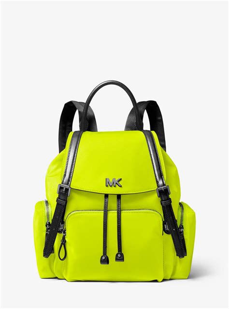 michael kors neon backpack